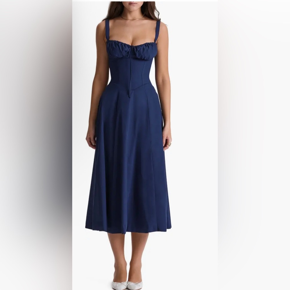 House of CB CARMEN
French Navy Bustier Sundress